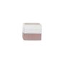 Hortus Home Bordeaux Stoneware Cube - Pink - W10 x H9cm