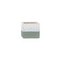 Hortus Home Bordeaux Stoneware Cube - Green - W10 x H9cm