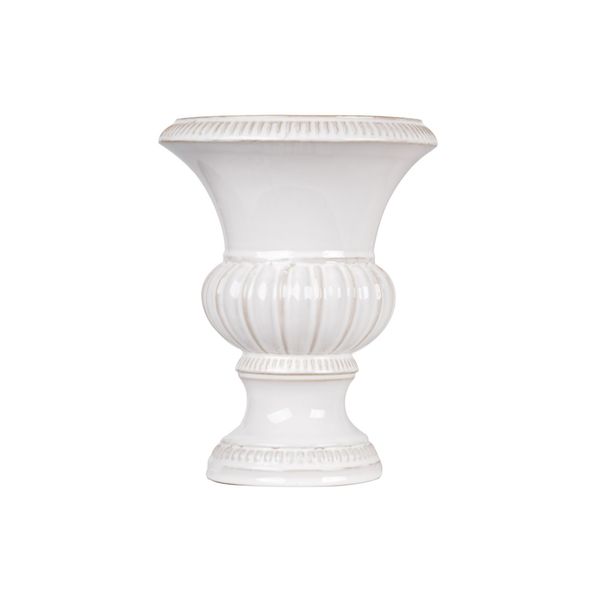Hortus Home Montpellier Urn - Cream - Dia 26 x H36cm