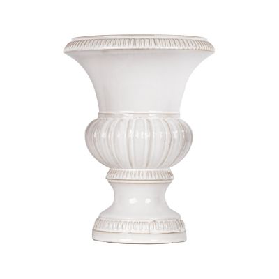 Hortus Home Montpellier Urn - Cream - Dia 23.5 x H30.5cm