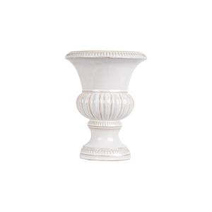 Hortus Home Montpellier Urn - Cream - Dia 19 x H25.5cm
