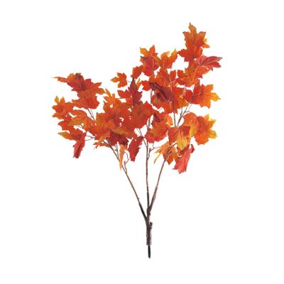 Maple Tree Branches - Orange - Set of 30