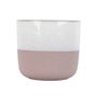 Hortus Home Bordeaux Stoneware Pot  - Pink - Dia 24 x H22cm