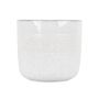 Hortus Home Bordeaux Stoneware Pot  - White - Dia 24 x H22cm