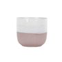 Hortus Home Bordeaux Stoneware Pot  - Pink - Dia 22 x H20cm