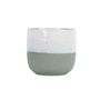 Hortus Home Bordeaux Stoneware Pot  - Green - Dia 22 x H20cm