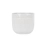 Hortus Home Bordeaux Stoneware Pot  - White - Dia 22 x H20cm