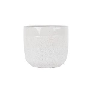 Hortus Home Bordeaux Stoneware Pot  - White - Dia 22 x H20cm