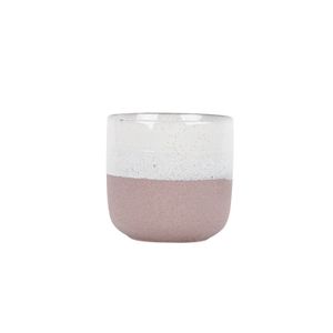 Hortus Home Bordeaux Stoneware Pot  - Pink - Dia 17 x H16.3cm