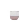 Hortus Home Bordeaux Stoneware Pot  - Pink - Dia 14.5 x H12.5cm
