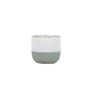 Hortus Home Bordeaux Stoneware Pot  - Green - Dia 14.5 x H12.5cm