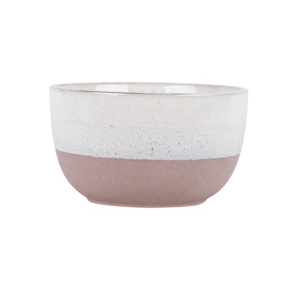 Hortus Home Bordeaux Stoneware Pot  - Pink - Dia 25 x H14.5cm