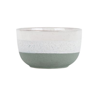 Hortus Home Bordeaux Stoneware Pot  - Green - Dia 25 x H14.5cm