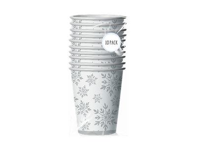 Foiled Paper Cups (10 Pack)