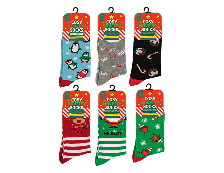 	Ladies Novelty Christmas Socks