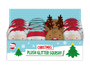 Christmas Plush Glitter Squishies (Assorted)