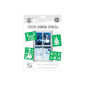 Christmas Window Stencils (4 Pack)