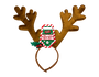 Christmas Reindeer Antlers Headband