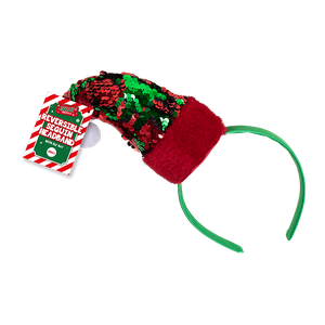 Reversible Sequin Elf Hat Headband