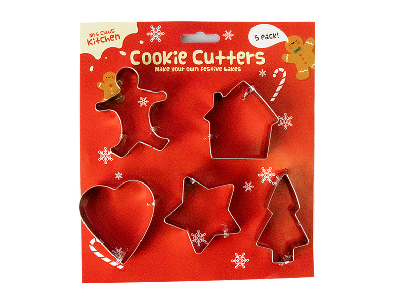 Christmas Cookie Cutters (5 Pack)