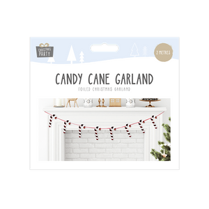 Foiled Candy Cane Garland (2m)