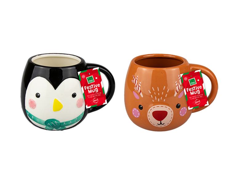 Christmas Character Mug (400ml)