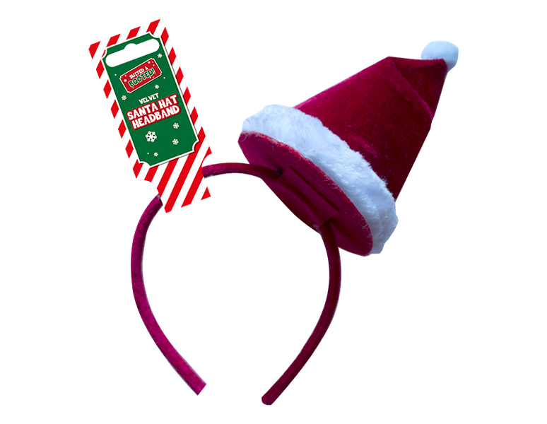 Velvet Santa Hat Headband