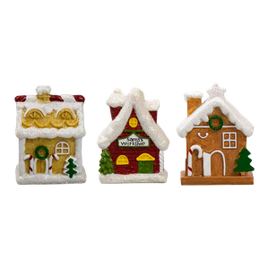 Glittery House Ornaments (Assorted)