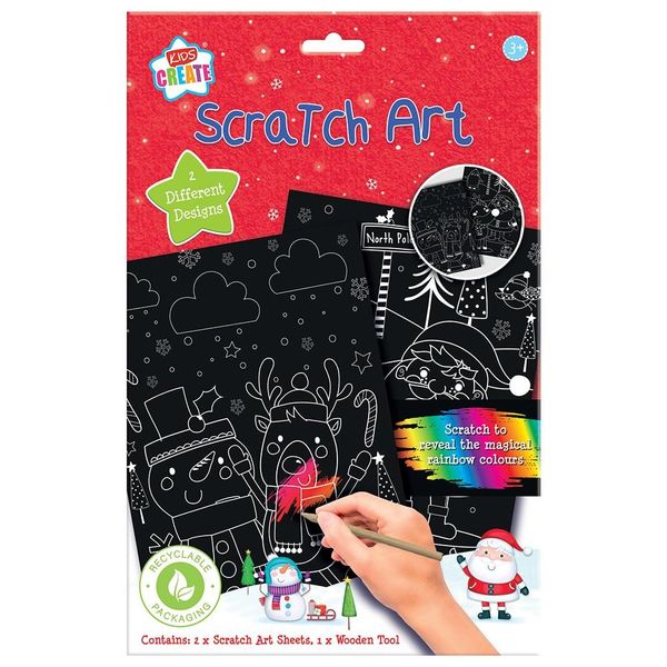 Christmas Scratch Art