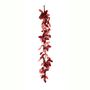 Garland - Holly Leaves - Red/Gold - L182cm