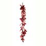 Garland - Holly Leaves - Red/Gold - L182cm