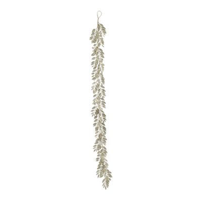 Glitter Leaf Garland - Gold - 180cm