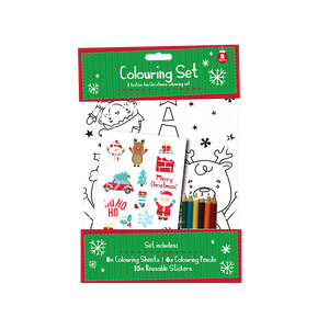 Christmas colouring set