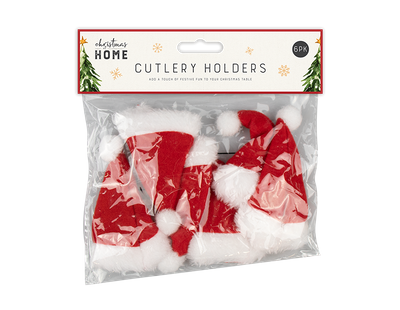 Christmas Cutlery Holders (6 Pack)