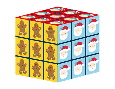 Festive Puzzle Cube