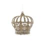 Gliiter Crown Hanging Decoration - Gold