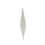 Glitter Drop Hanging Decoration - White