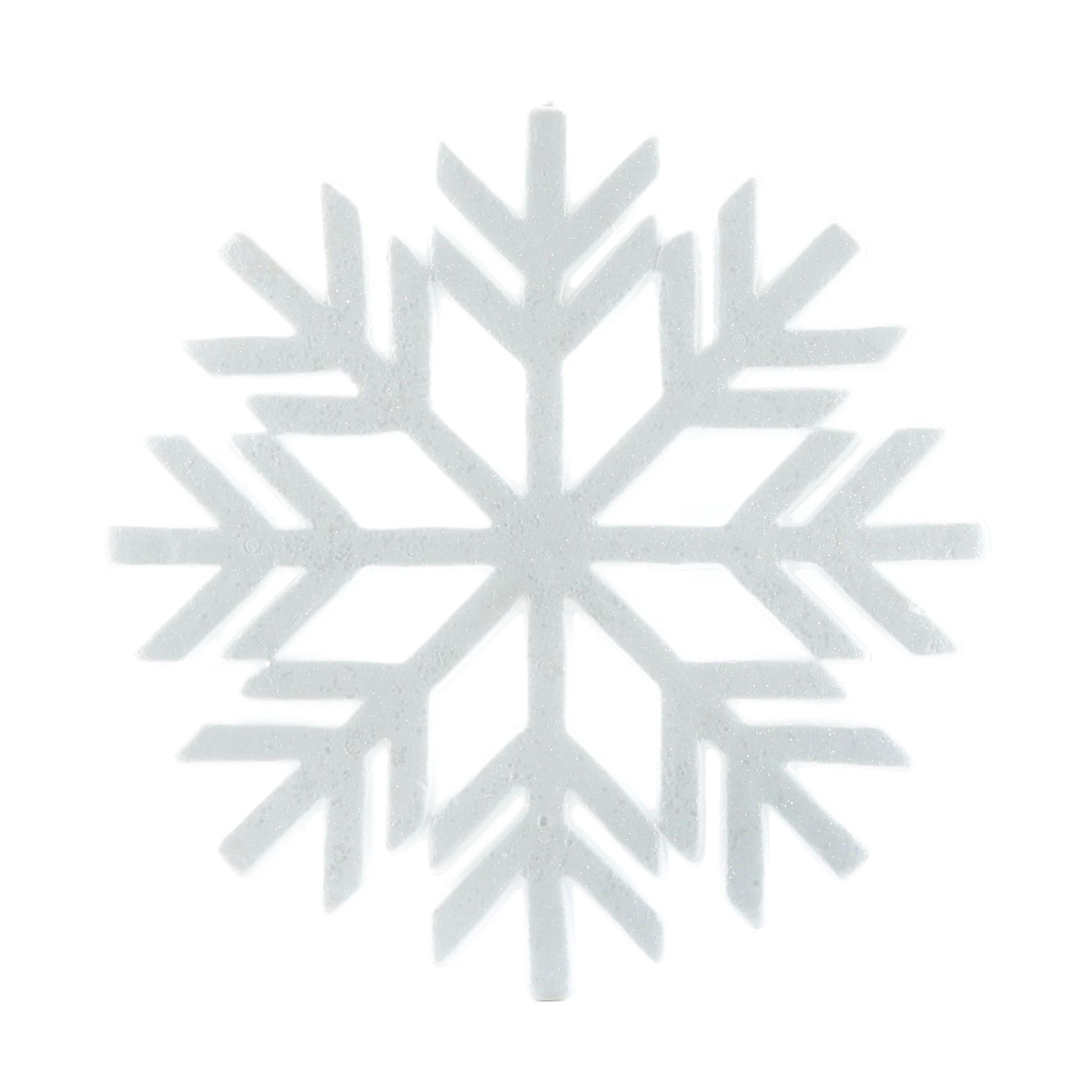 Snowflake Hanging Decoration - White - 45cm