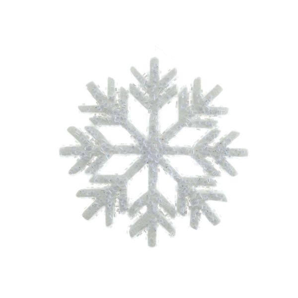 Snowflake Hanging Decoration - White - 24cm