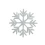 Snowflake Hanging Decoration - White - 24cm