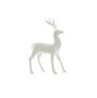 Glitter Standing Reindeer - White - 32cm