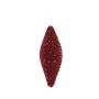 Glitter Drop Hanging Decoration - Red - 18cm