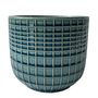 Hortus Braga Pot - Blue/Green - Dia 20.5 x H17cm