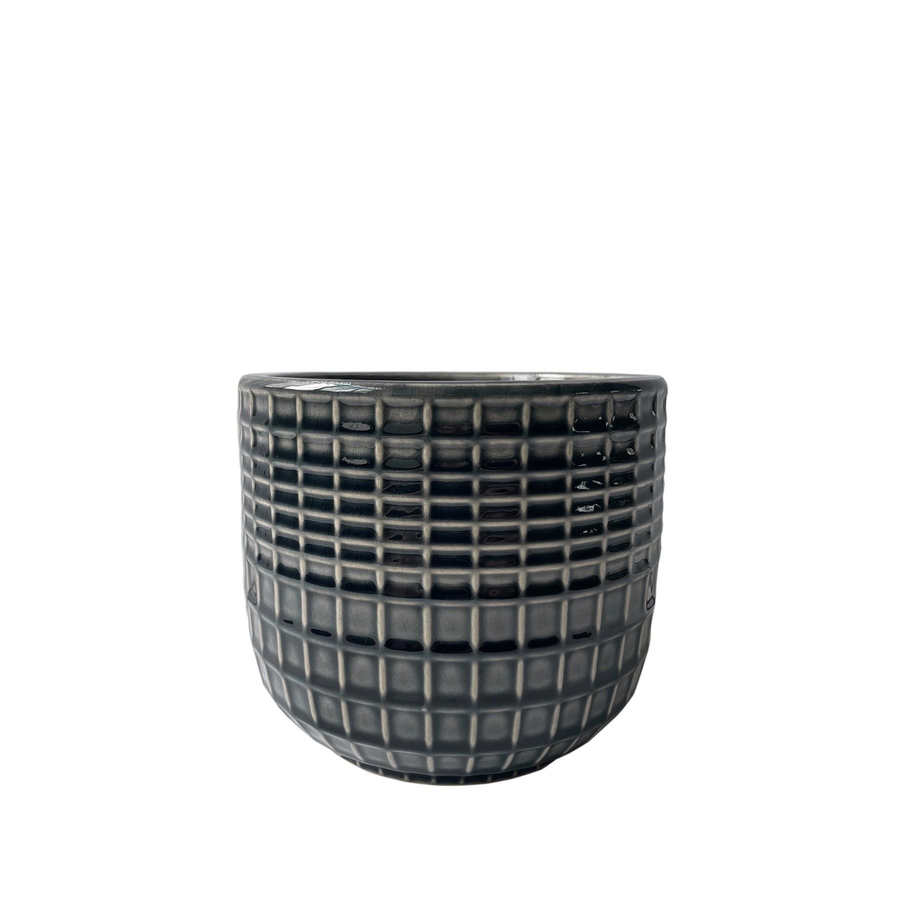 Hortus Braga Pot - Grey - Dia 7.5 x 7cm