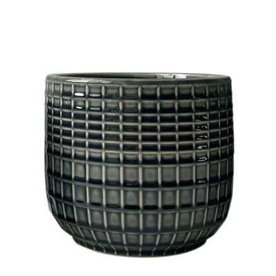 Hortus Braga Pot - Grey - Dia 17.5 x H15cm
