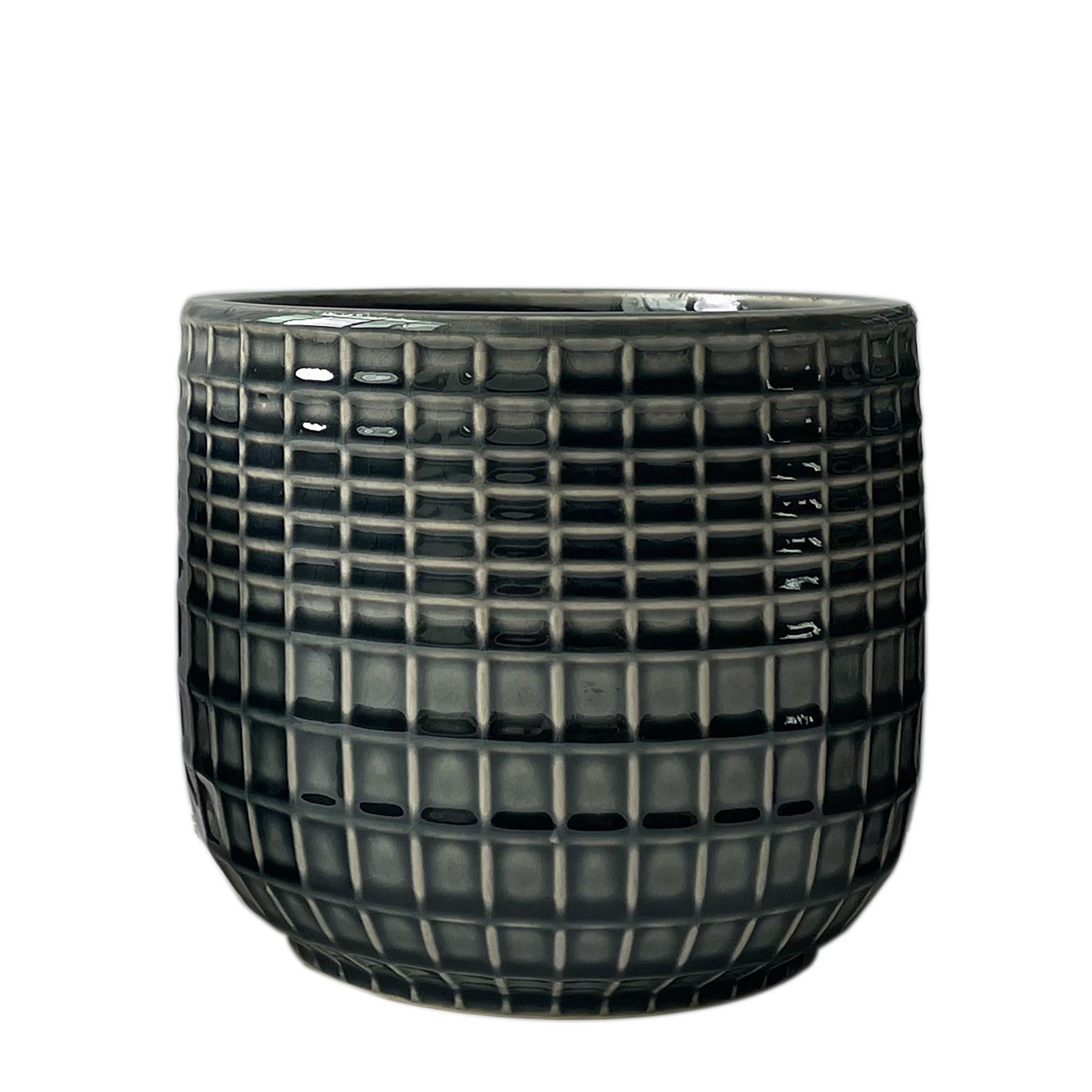 Hortus Braga Pot - Grey - Dia 17.5 x H15cm