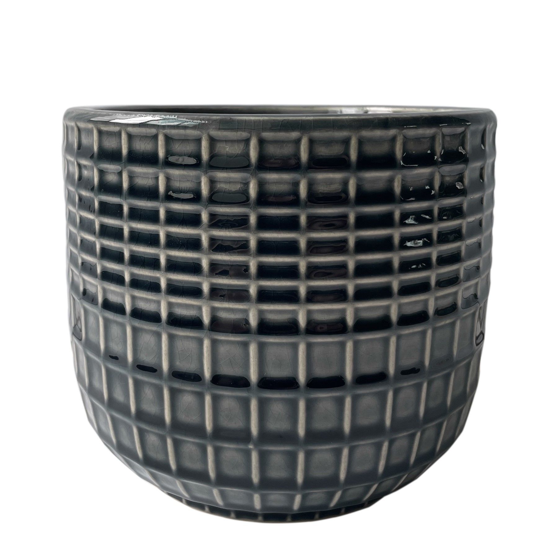 Hortus Braga Pot - Grey - Dia 20.5 x H17cm