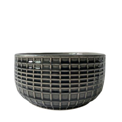Hortus Braga Pot - Grey - Dia 20.5 x 10cm