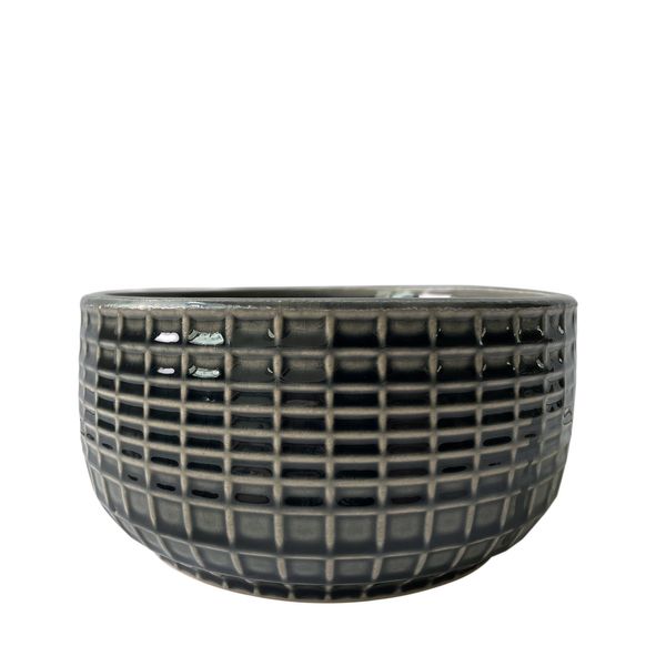 Hortus Braga Pot - Grey - Dia 20.5 x 10cm