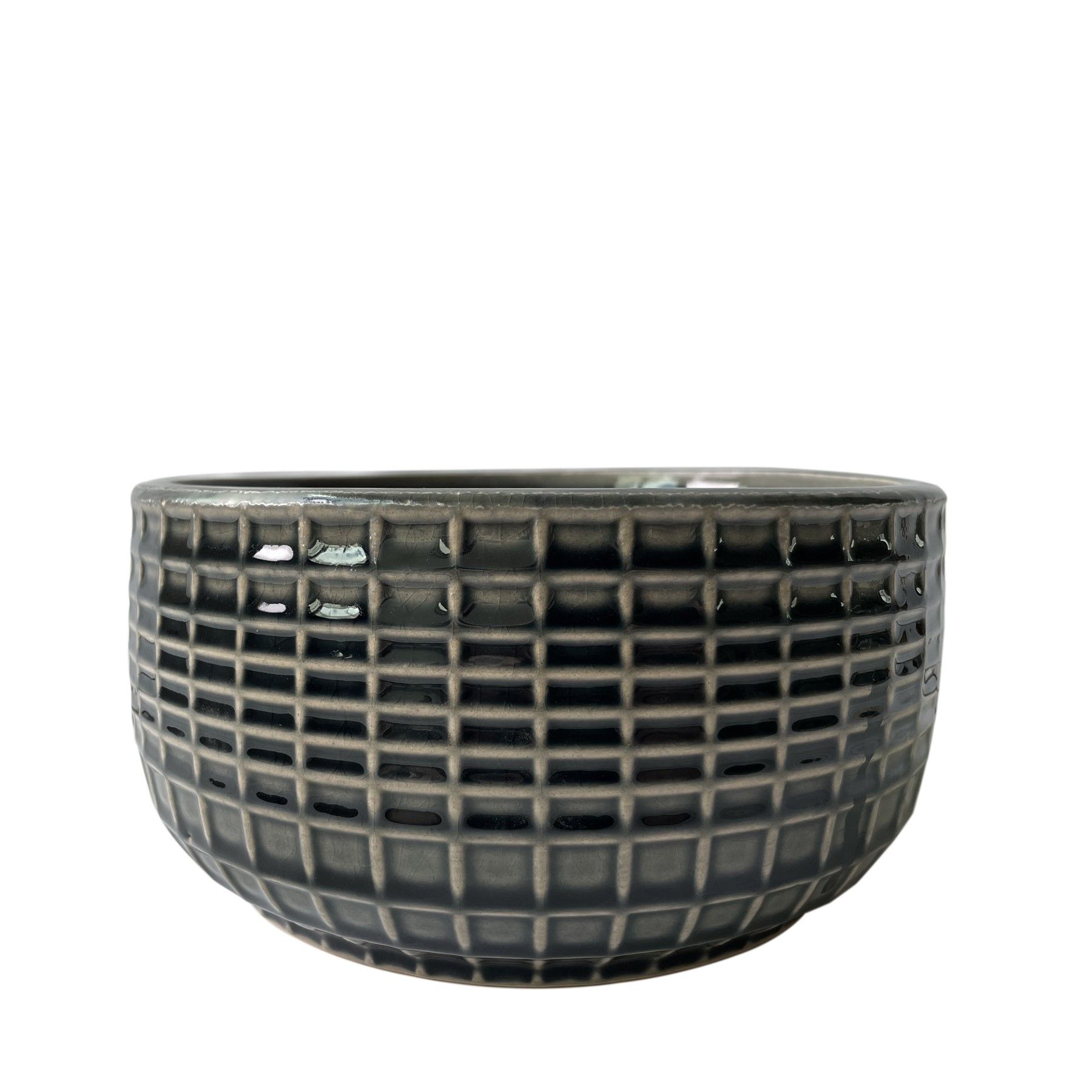 Hortus Braga Pot - Grey - Dia 20.5 x 10cm
